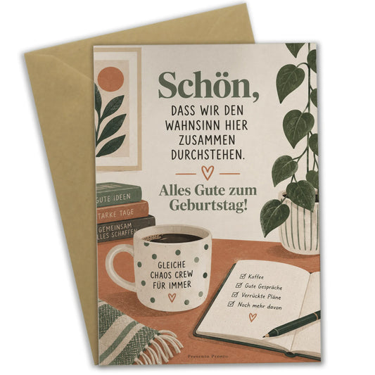 Lustige Geburtstagskarte für Kollegen mit Kaffeetasse|p:2013242|h:7026a10031e98ef3baa5b124e157e5b5