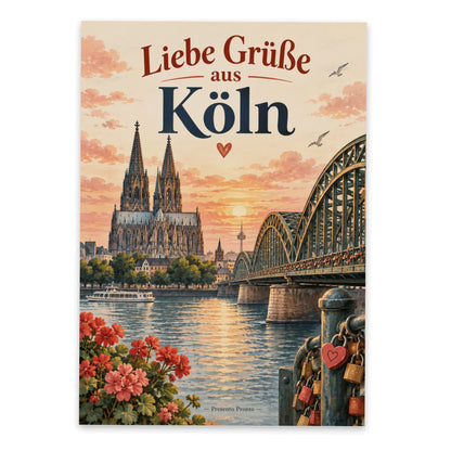 Romantische Postkarte aus Köln als Urlaubsgruß|p:2013251|h:3b731abce5449da7e993ee2dc8b55ef4