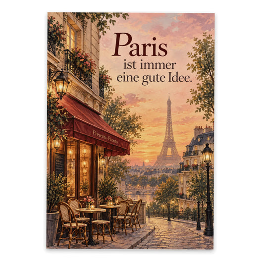 Romantische Postkarte Paris mit Eiffelturm im Abendlicht|p:2013256|h:8e4234d47b1d4bcdd6f1d2d2c6683d66