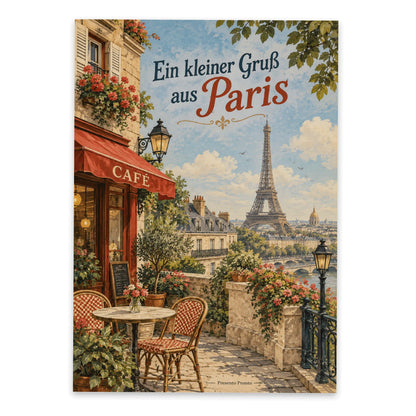 Nostalgische Postkarte aus Paris für Urlaubsgrüße mit Eiffelturm|p:2013258|h:ff1a33cec491689867f67efb4cc48145