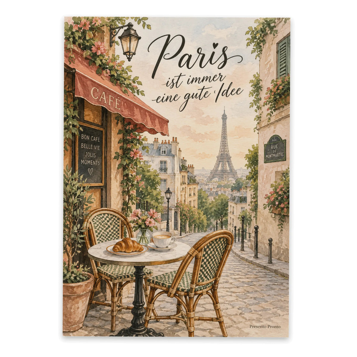 Romantische Postkarte für Paris-Fans mit Eiffelturm|p:2013259|h:1fa3e272549879dd24e3e97d822ace57
