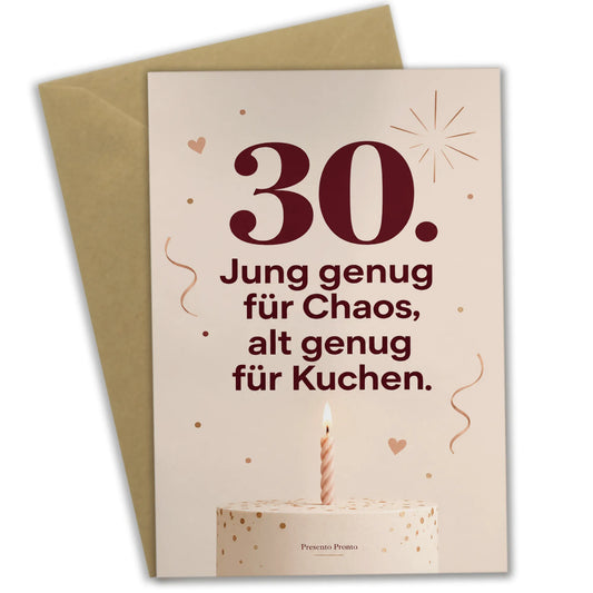 Lustige Geburtstagskarte für Frau zum 30. Geburtstag mit Torte|p:2013264|h:d17ee24475e05304395e3a27f3f4baeb
