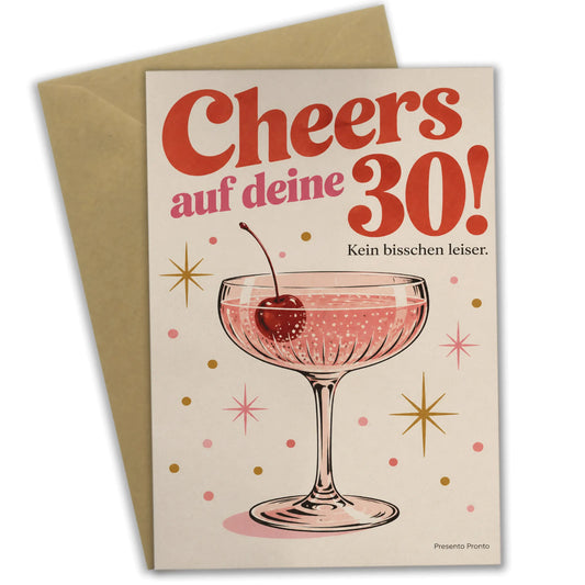 Freche Geburtstagskarte für Frau zum 30. mit Champagnerglas|p:2013266|h:aa4f9a6e3700e16186df0820b0d5016b