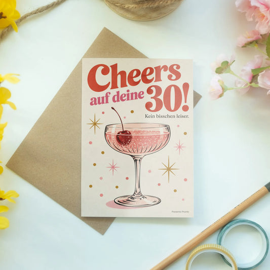 Freche Geburtstagskarte für Frau zum 30. mit Champagnerglas|p:2013266|h:014c47ee1450dd447f5df4b62c38b53a
