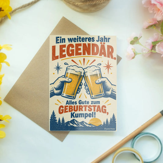 Lustige Geburtstagskarte für Freund mit Biergläsern|p:2013272|h:8c0bcf57c17cccd0444a83f4bd4cb0e2