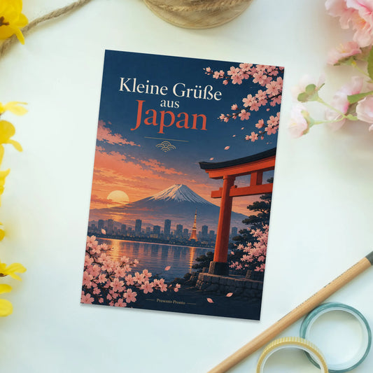 Herzliche Postkarte aus Japan für Reisende mit Fuji|p:2013285|h:7f6ac6a8e8dbb9f3454013916796d3c9