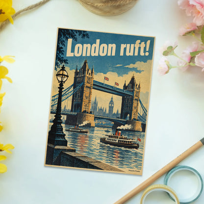 Coole Postkarte aus London für Fans mit Tower Bridge|p:2013315|h:05d041c188d583f64007b1425af72c4c