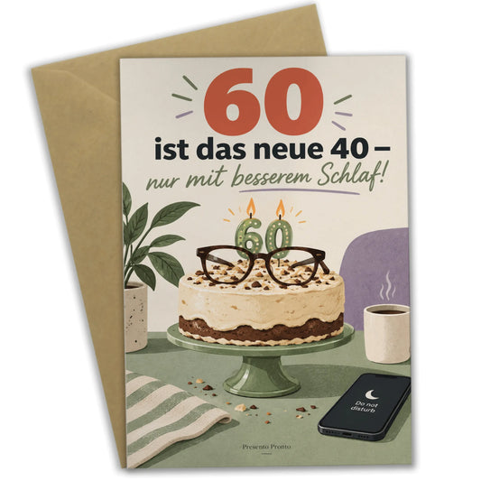 Lustige Geburtstagskarte zum 60. für Männer mit Lesebrille|p:2013329|h:32c4a21c4abb559e35d46e42f86dcd2a