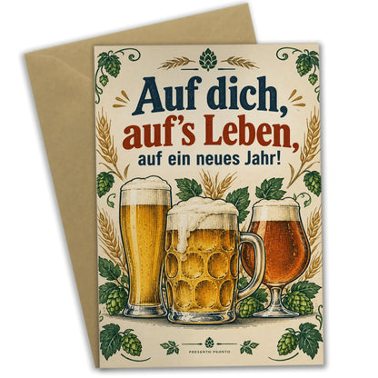 Lustige Geburtstagskarte für Bierliebhaber mit drei Biergläsern|p:2013362|h:9822af7cccd9774564f6c8ac7640b7f1