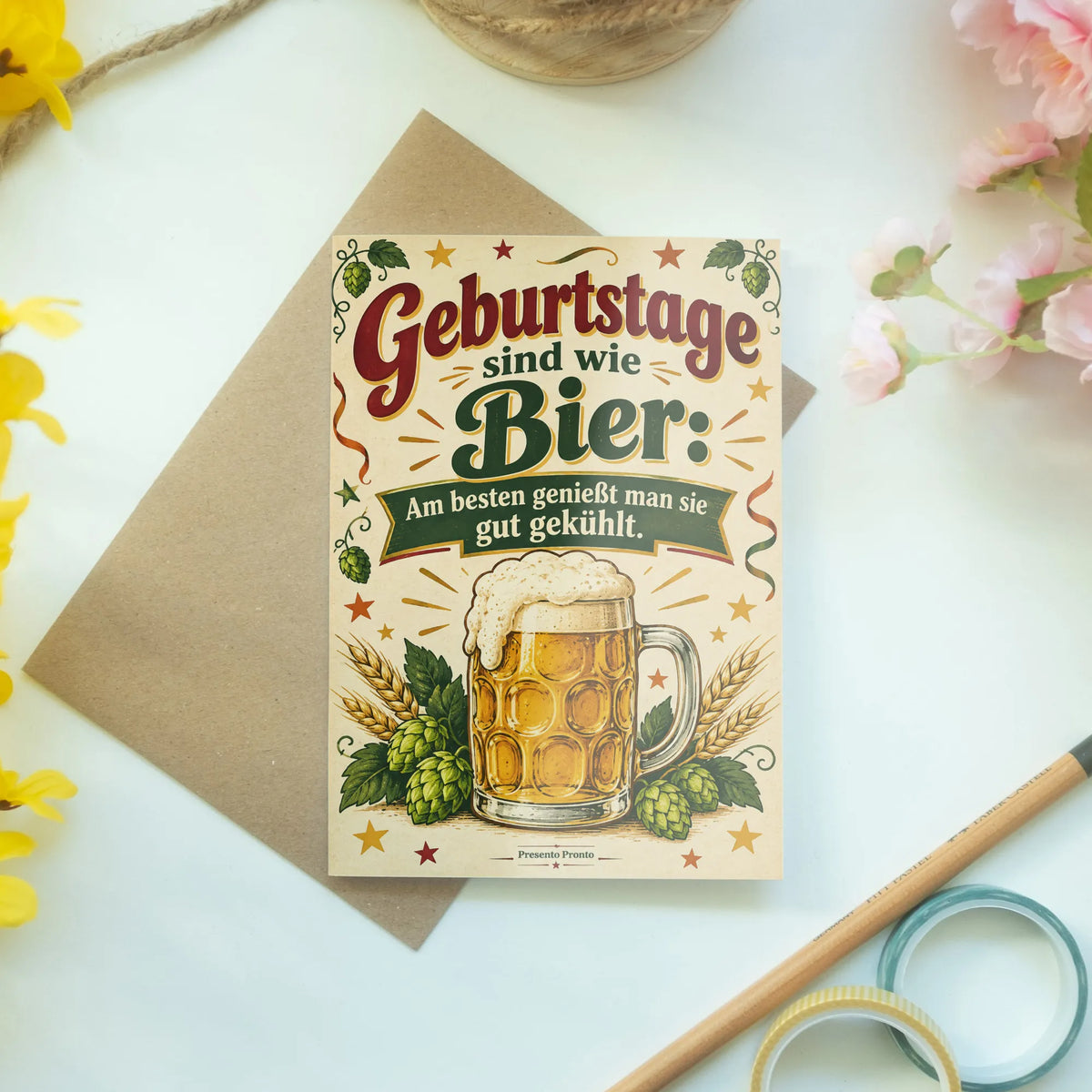 Lustige Geburtstagskarte für Bierfans mit Retro Bierkrug|p:2013364|h:865958c44150cfaf72a693aa71554a6b