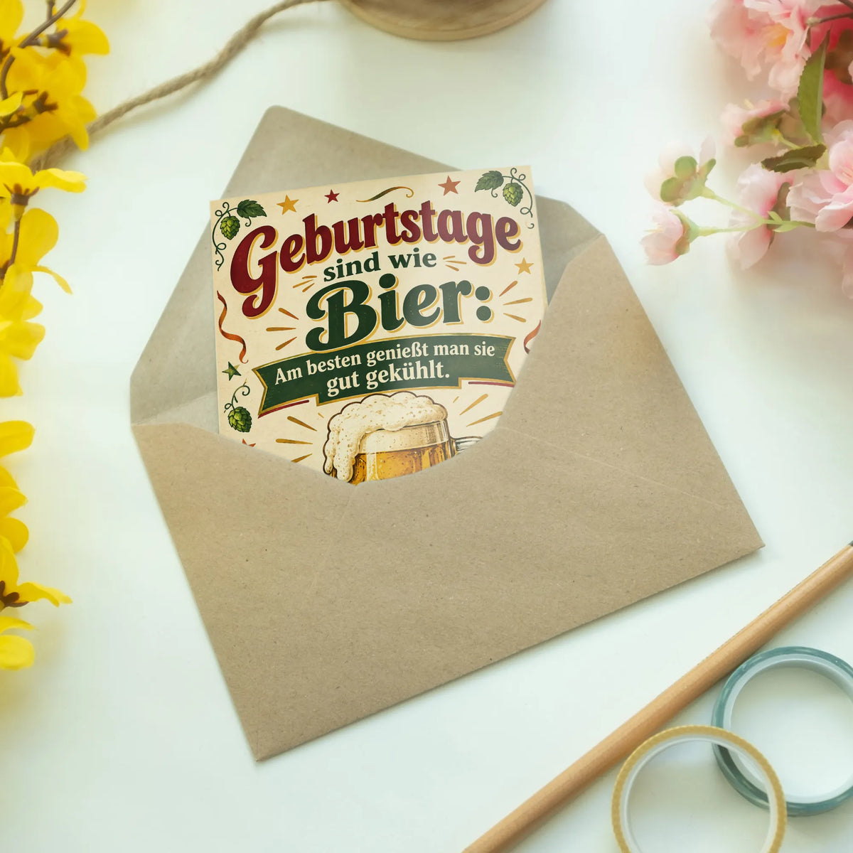 Lustige Geburtstagskarte für Bierfans mit Retro Bierkrug|p:2013364|h:c1222c52bd802ee28de6bb2ab1de66c4