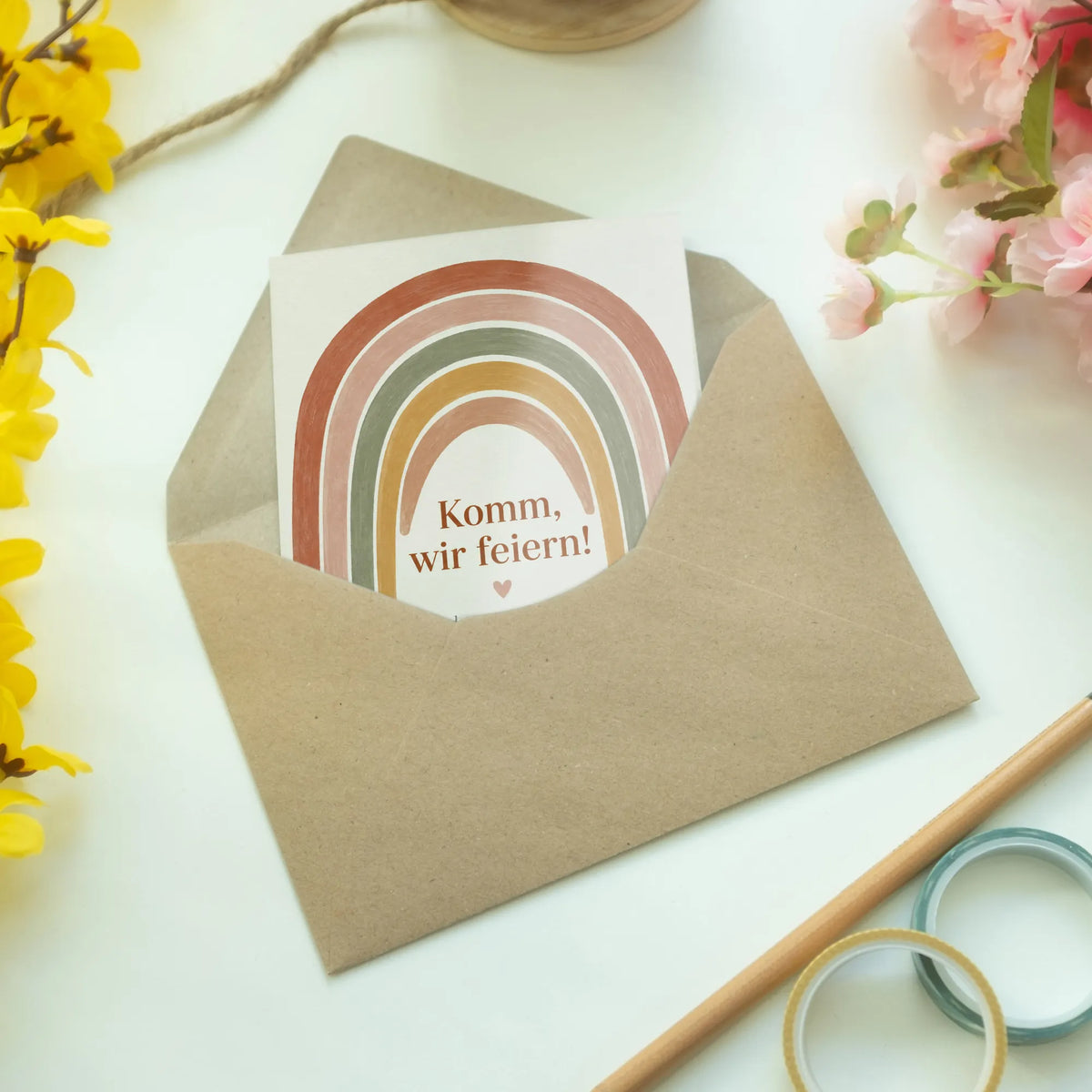 Fröhliche Einladungskarten zum Geburtstag mit Regenbogen|p:2013382|h:2a6d2392c75d0db696ddc449f4fe9892