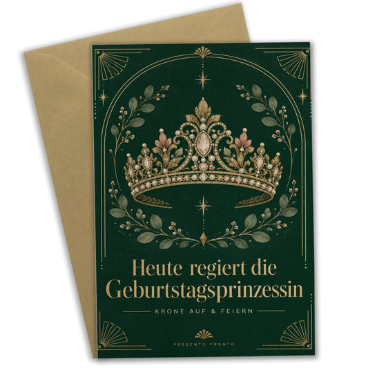 Elegante Einladungskarten für Prinzessinnen mit goldener Tiara|p:2013452|h:b585f1e43b75f6cbf363c0f6230e85d7