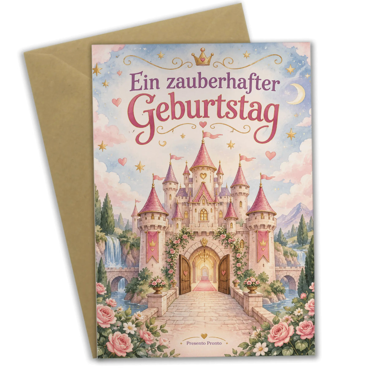 Zauberhafte Einladungskarten für Prinzessinnen zum Kindergeburtstag|p:2013454|h:124770288f6ddea8da8ce42dded83953