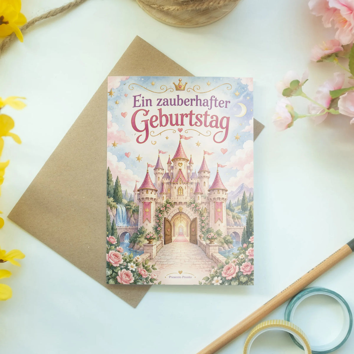 Zauberhafte Einladungskarten für Prinzessinnen zum Kindergeburtstag|p:2013454|h:c01f24ab4596be6d54b813453d17d667