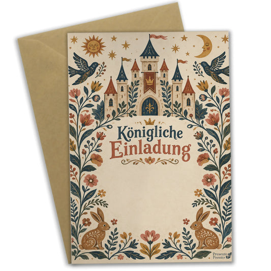Königliche Einladungskarten für Prinzessinnen mit Schloss|p:2013457|h:efb485f6475a3ab5856fdf6102deb115