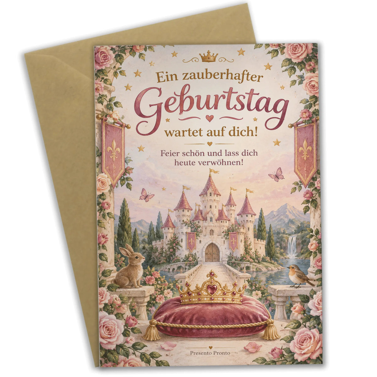 Zauberhafte Einladungskarten für Prinzessinnen mit Schloss und Krone|p:2013462|h:808e6d4530b24351f42e75a76d5306bb