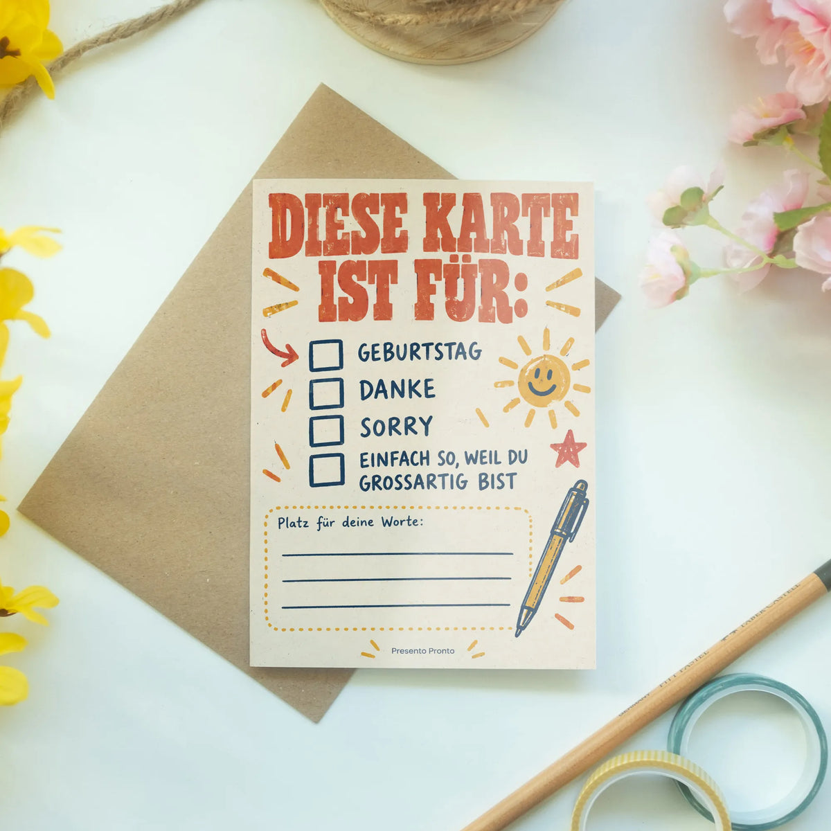 Lustige Karte zum Selbstgestalten für Freunde mit Ankreuzfeldern|p:2013481|h:6cdadda1bf063149e44de4c084d17d21