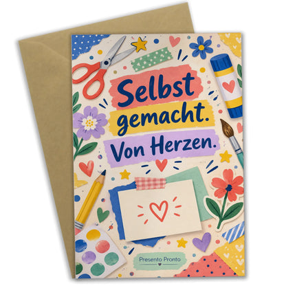 Herzliche Karte zum Selbstgestalten für Bastelfans|p:2013484|h:a06336004aca05077888f6a70eb0f0a5
