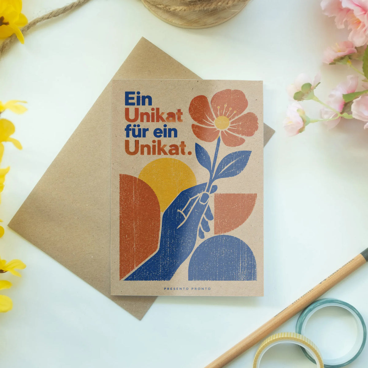 Besondere Grußkarte zum Selbstgestalten für ein Unikat mit Blume|p:2013486|h:a473360ffb2f5f51e28bd65ded63873f