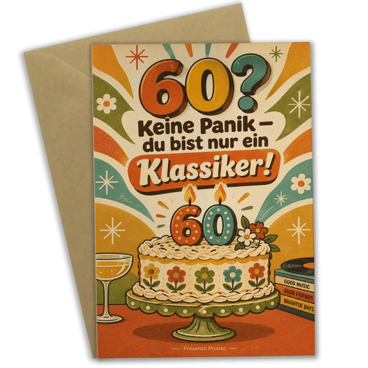 Lustige Geburtstagskarte für Frau zum 60. mit Retro-Torte|p:2013618|h:6c66a8aa8ddc4031f9d2e173570476f9