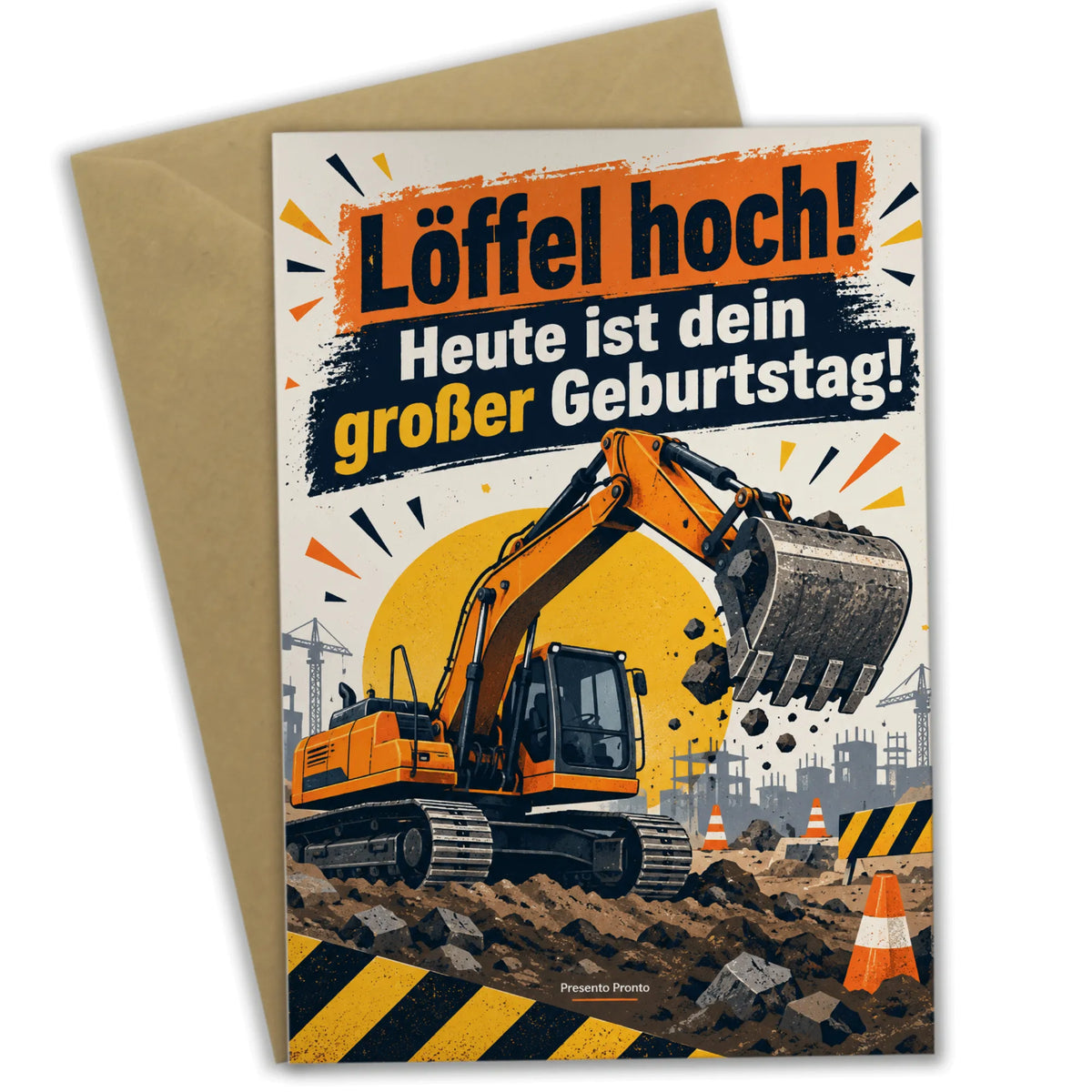 Lustige Einladungskarten mit Bagger für Kindergeburtstag|p:2013645|h:2b0f08ce3e0126727f4a9c5fa689e244