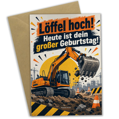 Lustige Einladungskarten mit Bagger für Kindergeburtstag|p:2013645|h:2b0f08ce3e0126727f4a9c5fa689e244
