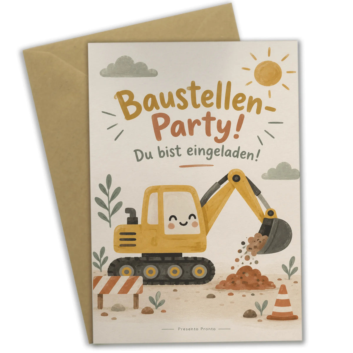 Lustige Einladungskarten mit Bagger zum Kindergeburtstag|p:2013652|h:7061d91b134d18cf49332e32801bf6f0