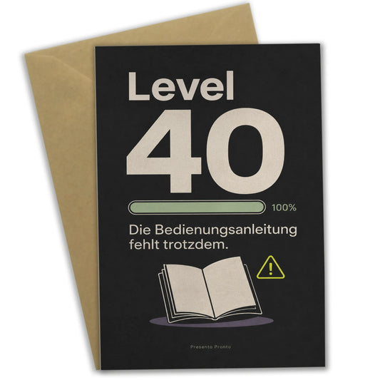 Lustige Geburtstagskarte für Männer zum 40. mit Fortschrittsbalken|p:2013715|h:d104e2556a69adaa0d86ccb09f331cd9