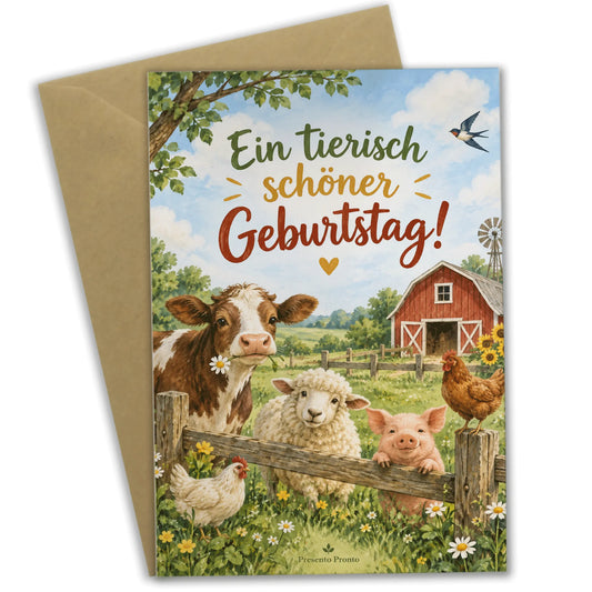 Verspielte Einladungskarten zum Bauernhofgeburtstag mit Scheune|p:2013718|h:618033d7bb980469eaa26ac5c91ad635