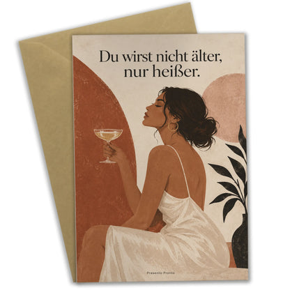 Sexy Geburtstagskarte für Frauen mit Champagnerglas|p:2013799|h:204b348fa777c5892f7847df394cefe1