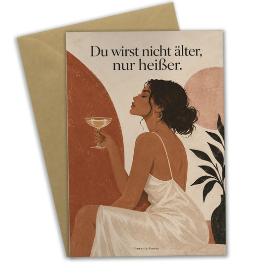 Sexy Geburtstagskarte für Frauen mit Champagnerglas|p:2013799|h:204b348fa777c5892f7847df394cefe1