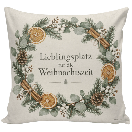 Gemütliches Weihnachtskissen mit Winterkranz|p:2013808|h:a53adae2b9d8969b5382cc34b03cfe13
