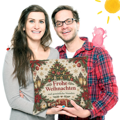Gemütliches Kissen zu Weihnachten mit Weihnachtsbaum|p:2013813|h:d542b0c3ab10e04c88e9b038928c97d4