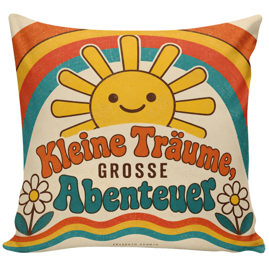 Süßes Kissen fürs Kinderzimmer mit lächelnder Sonne|p:2013821|h:0c7abfd2b6b7f3b895c0d461e5e0440e