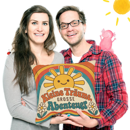 Süßes Kissen fürs Kinderzimmer mit lächelnder Sonne|p:2013821|h:bb60a21b887bb694e6c5559b2f30b5bf