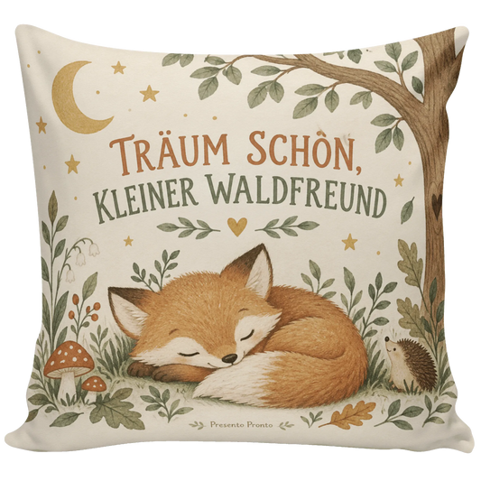Kuscheliges Kissen fürs Kinderzimmer mit schlafendem Fuchs|p:2013823|h:c7e1517def247f62ed3e130092b008e9