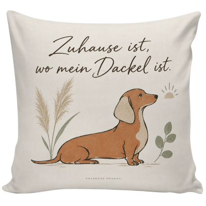 Gemütliches Dackelkissen für Dackelfans in Terrakotta|p:2013827|h:449a48036c0b68135dc8b06c074fe9b2