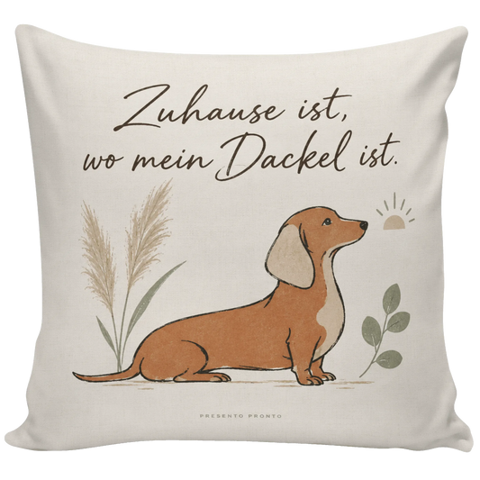 Gemütliches Dackelkissen für Dackelfans in Terrakotta|p:2013827|h:449a48036c0b68135dc8b06c074fe9b2
