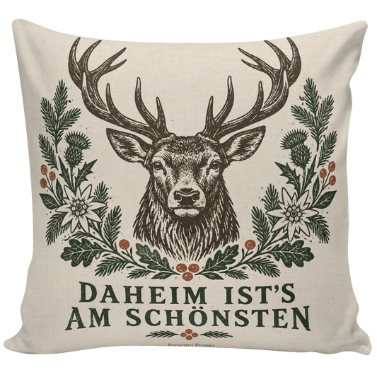 Gemütliches Kissen mit Rothirsch für Zuhause|p:2013830|h:cd605d85394337c05c2f69bfd2c76fe5
