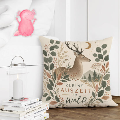 Gemütliches Kissen mit Hirsch für Waldliebhaber|p:2013833|h:e7b0c375b889e1e52f847217466832a5