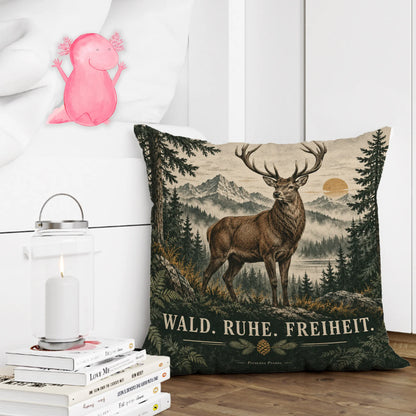 Ruhiges Kissen mit Hirsch für Naturliebhaber|p:2013834|h:46acb96c1db0a4c9ed9ff8b49feaaf0b