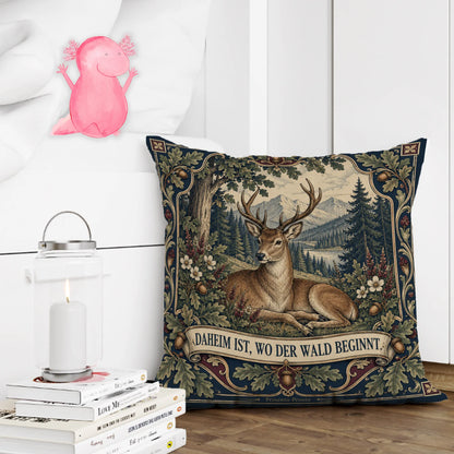 Gemütliches Kissen mit Hirsch für Waldliebhaber|p:2013835|h:3ff849d475dd0c5a138d3d1006406f02