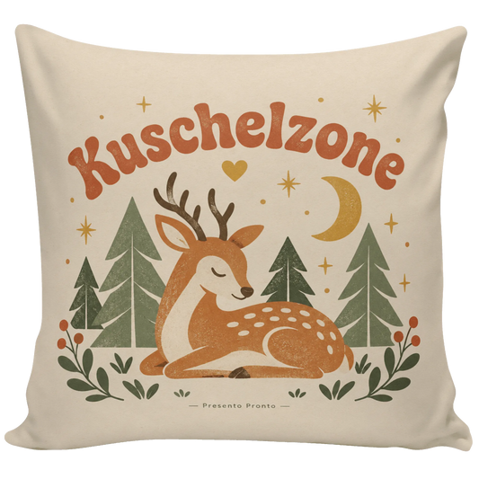 Gemütliches Kissen mit ruhendem Hirsch für Naturfreunde|p:2013838|h:bb4b13cad5c5c6352934d263fa1d2666