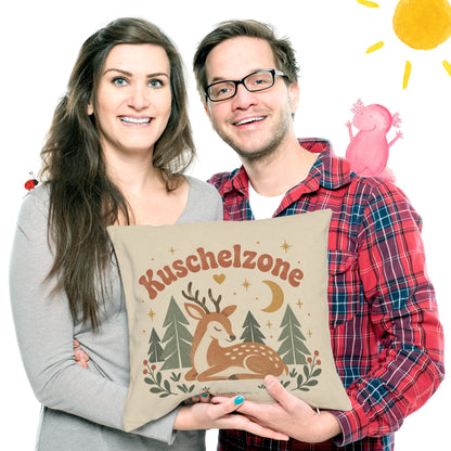 Gemütliches Kissen mit ruhendem Hirsch für Naturfreunde|p:2013838|h:686adfd05a341e44a230d51a71234c17