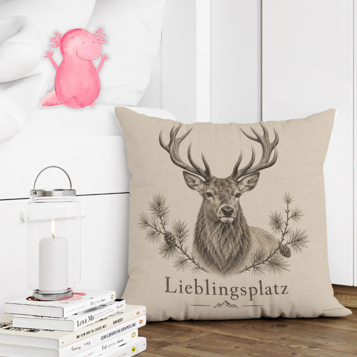 Gemütliches Kissen mit Hirsch für Naturliebhaber|p:2013845|h:9d78f77a6ad117a4c67cd9ae60c73890