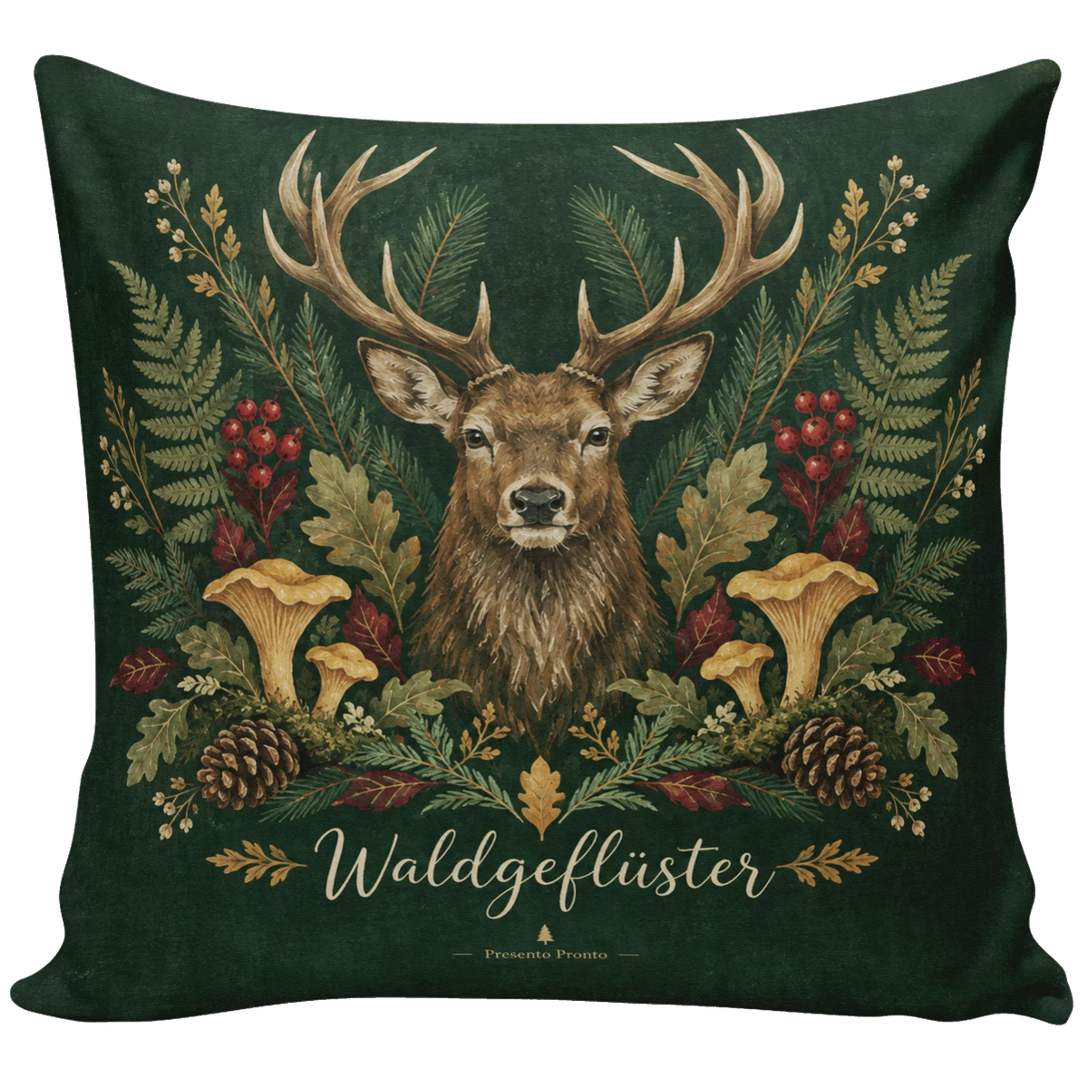 Gemütliches Kissen mit Hirsch für Naturliebhaber|p:2013847|h:cbc694459e2dbb76e766693114d2c44c