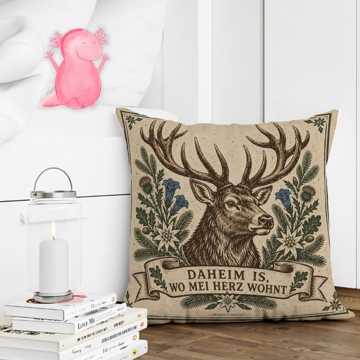 Gemütliches Kissen mit Hirsch für Bayernliebhaber|p:2013848|h:3d8734a26d326b0006ff9b9a57ef4003