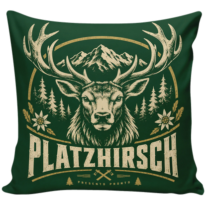 Lustiges Kissen mit Hirsch für den Platzhirsch|p:2013854|h:390da596967f7bc9fa71102053a46257