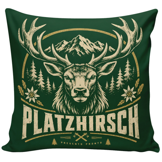 Lustiges Kissen mit Hirsch für den Platzhirsch|p:2013854|h:390da596967f7bc9fa71102053a46257